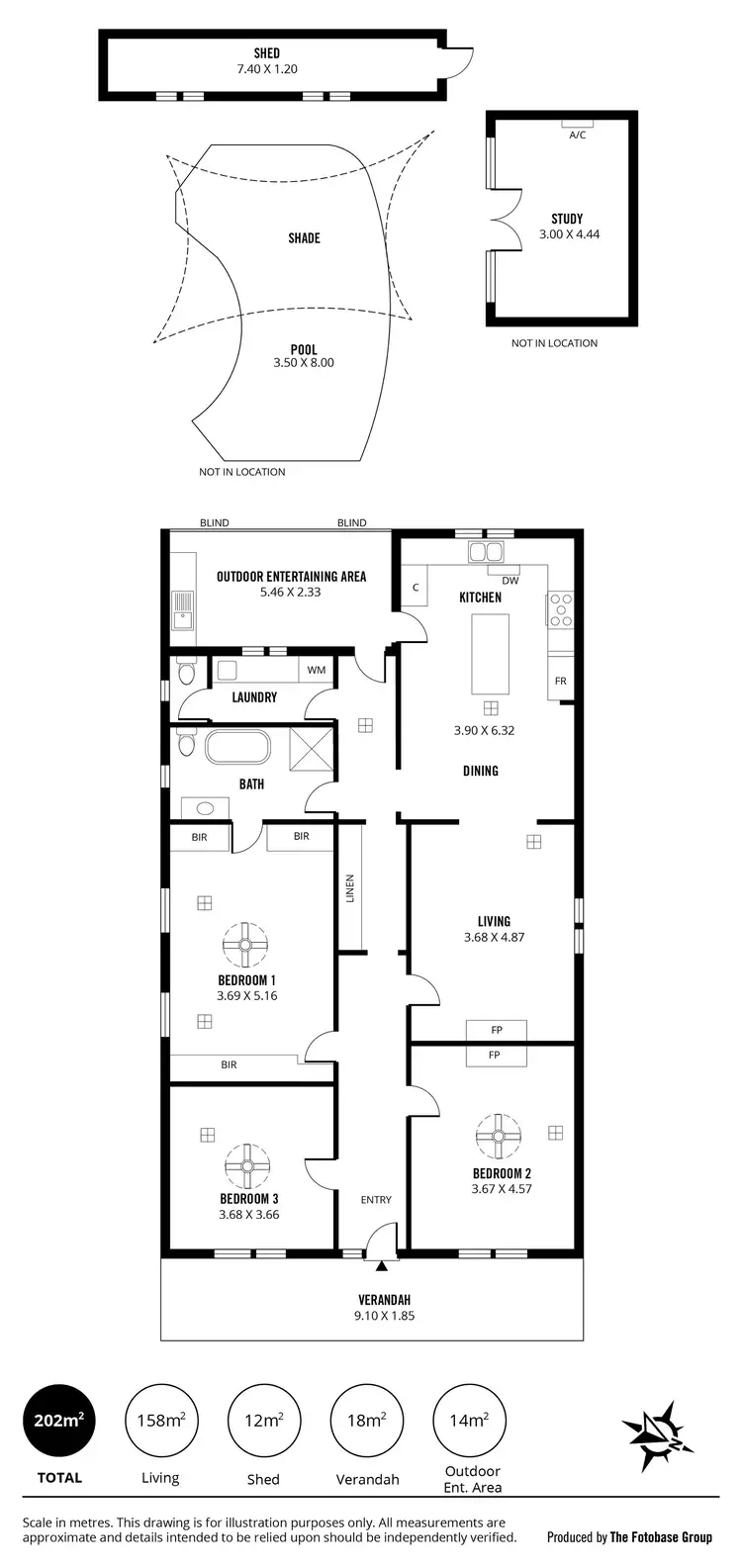 Floorplan of Homely house listing, 2 Paqualin Street, Hendon SA 5014