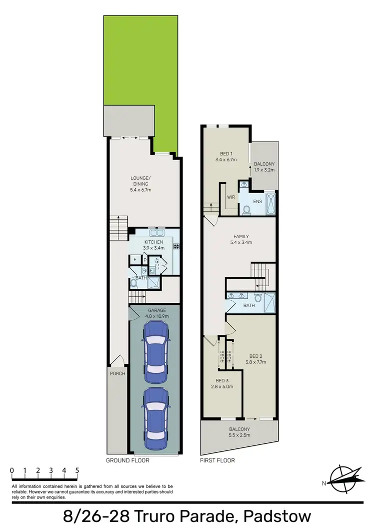 Floorplan of Homely townhouse listing, 7/26-28 Truro Parade, Padstow NSW 2211