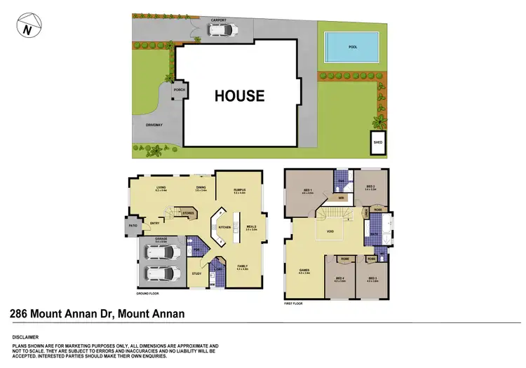 Floorplan of Homely house listing, 286 Mount Annan Drive, Mount Annan NSW 2567