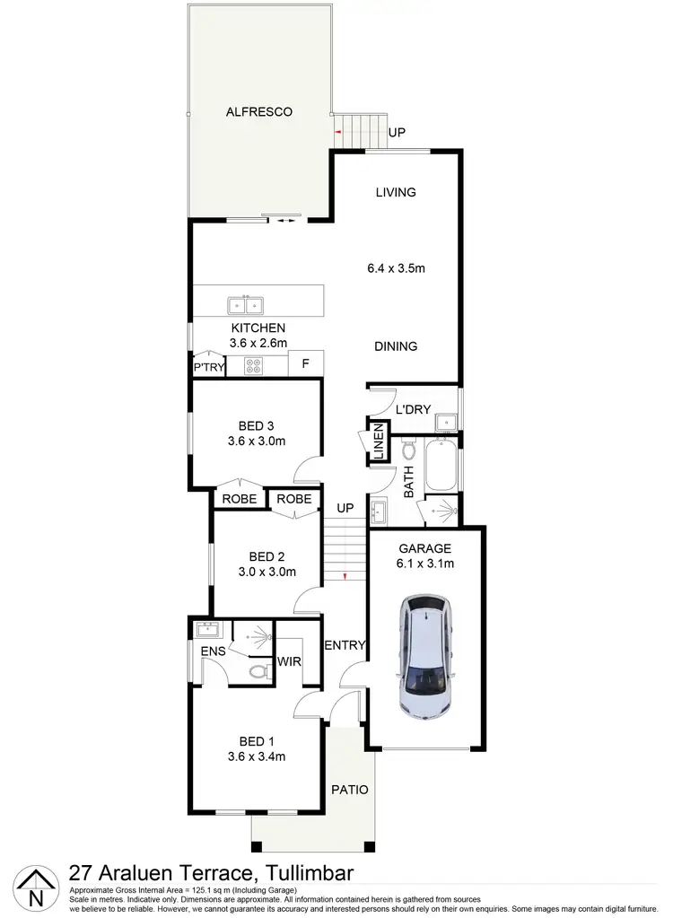 Floorplan of Homely house listing, 27 Araluen Terrace, Tullimbar NSW 2527