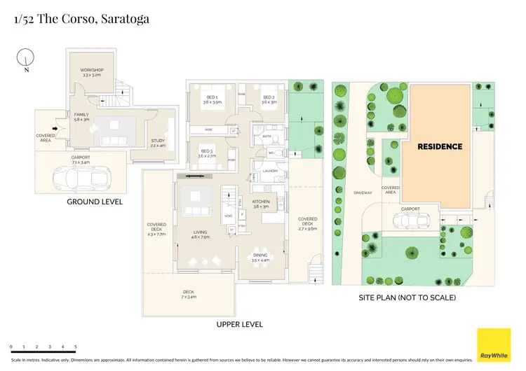 Floorplan of Homely house listing, 1/52 The Corso, Saratoga NSW 2251