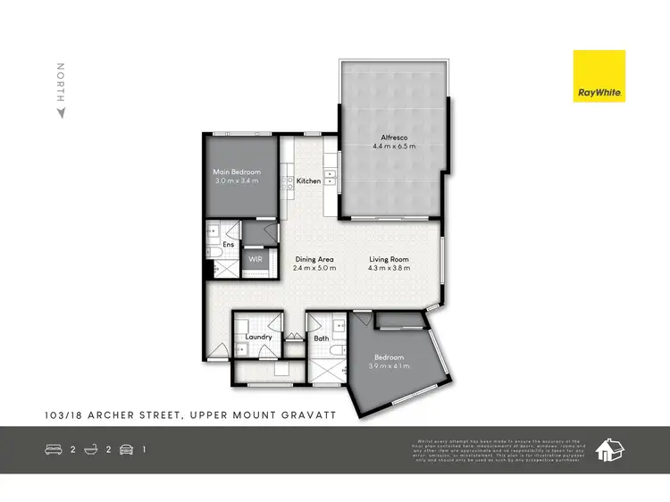 Floorplan of Homely unit listing, 103/18 Archer Street, Upper Mount Gravatt QLD 4122