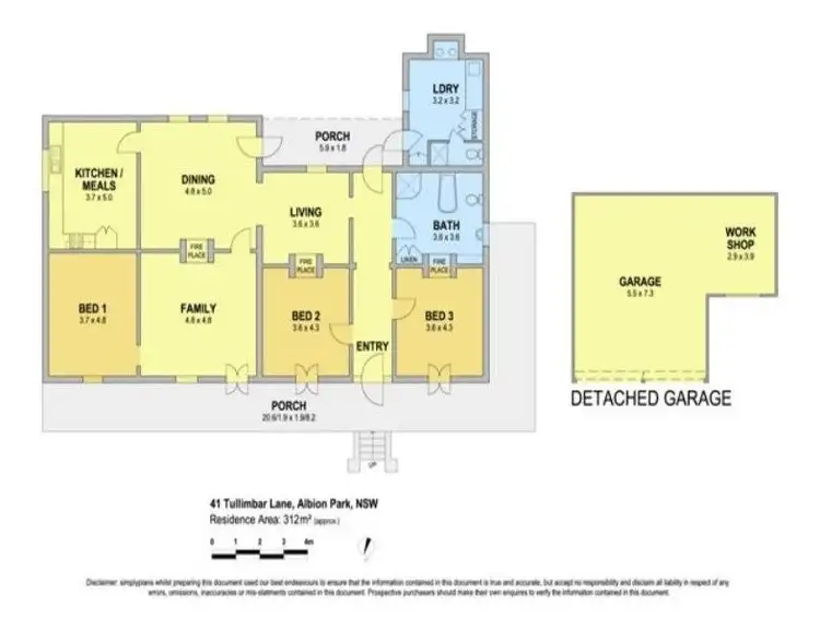 Floorplan of Homely house listing, 41 Tullimbar Lane, Albion Park NSW 2527