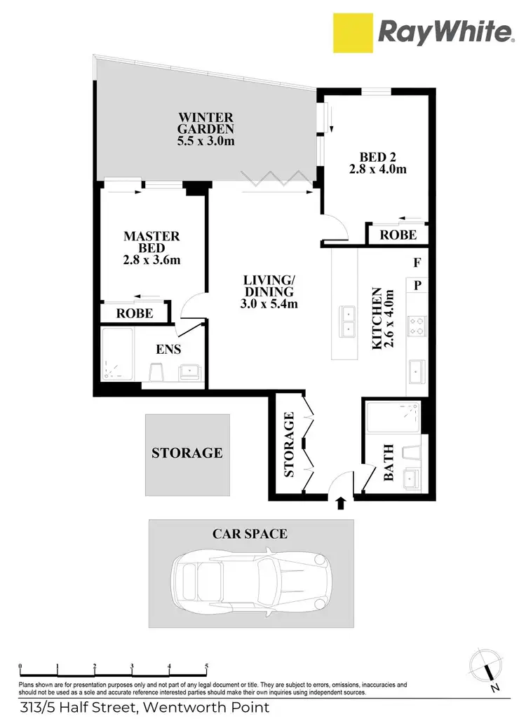 Floorplan of Homely apartment listing, 313/5 Half Street, Wentworth Point NSW 2127