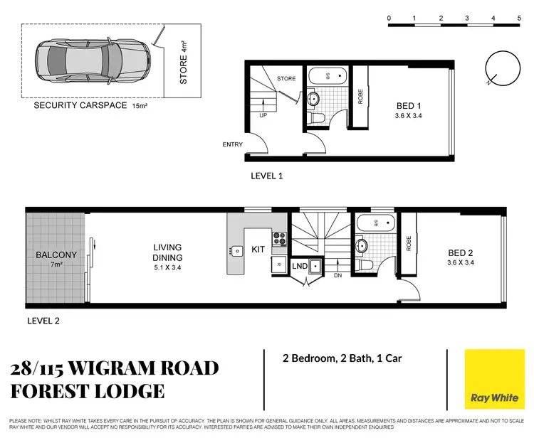 Floorplan of Homely apartment listing, 28/115 Wigram Road, Forest Lodge NSW 2037