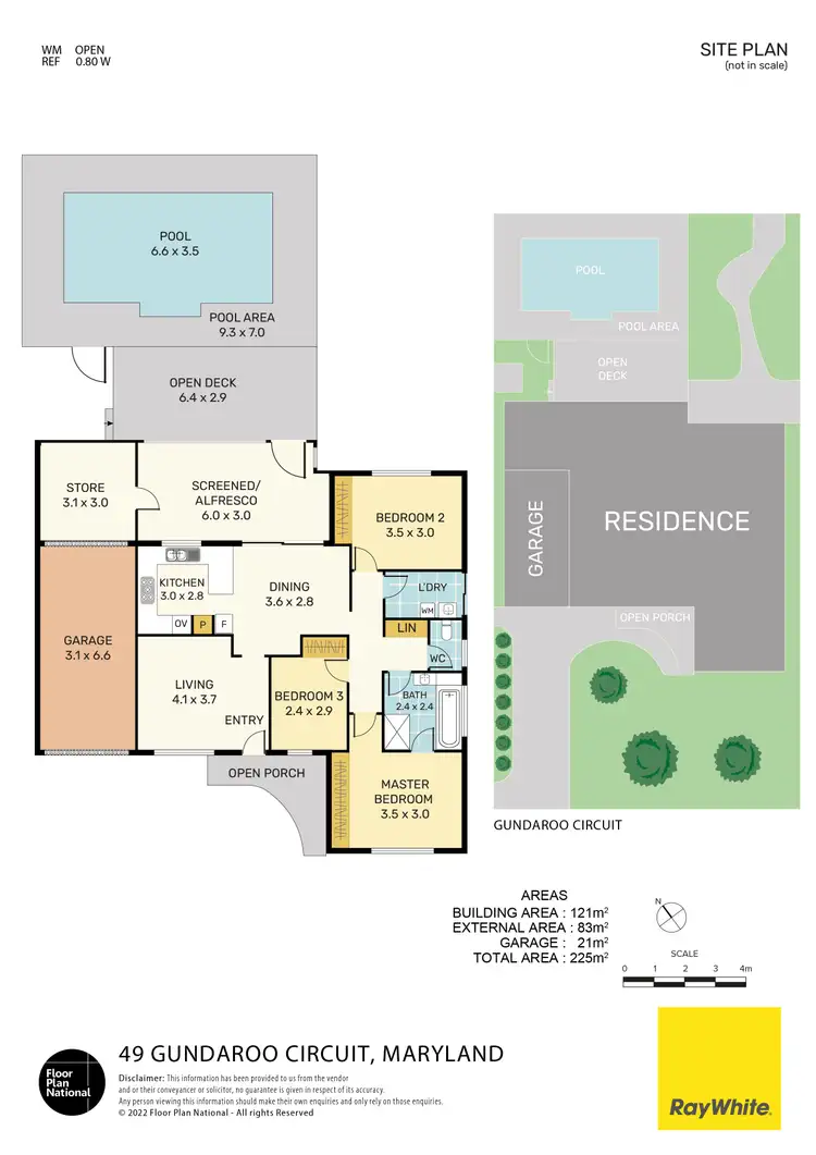 Floorplan of Homely house listing, 49 Gundaroo Circuit, Maryland NSW 2287