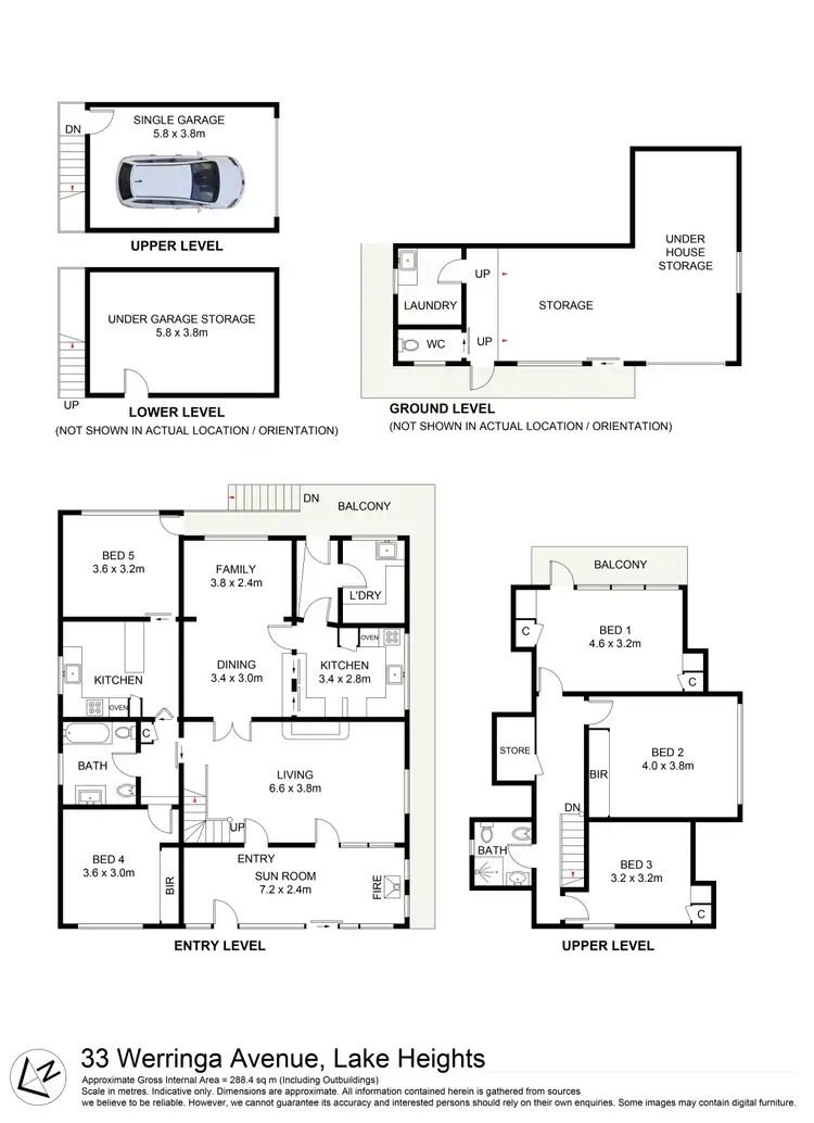 Floorplan of Homely house listing, 33 Weringa Avenue, Lake Heights NSW 2502