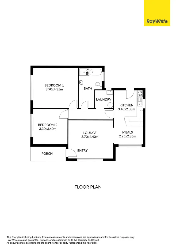 Floorplan of Homely house listing, 1/102 Seaview Road, West Beach SA 5024
