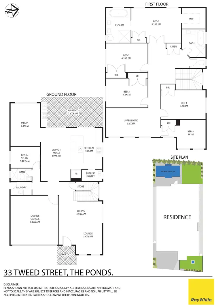 Floorplan of Homely house listing, 33 Tweed Street, The Ponds NSW 2769