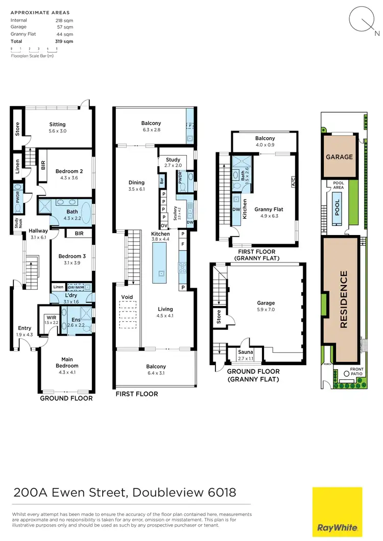 Floorplan of Homely house listing, 200A Ewen Street, Doubleview WA 6018