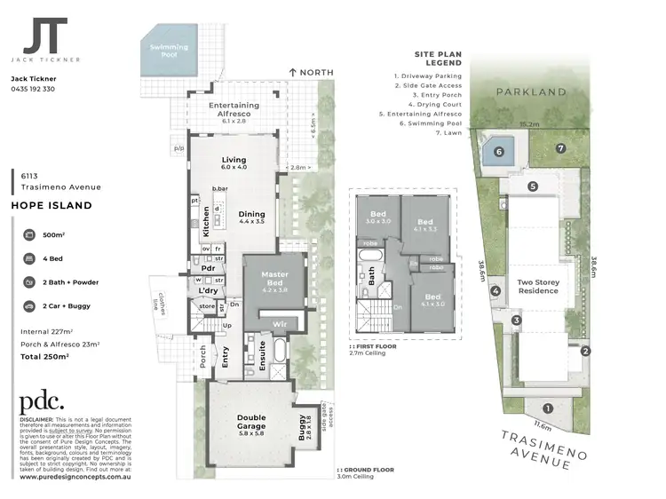 Floorplan of Homely house listing, 6113 Trasimeno Avenue, Hope Island QLD 4212