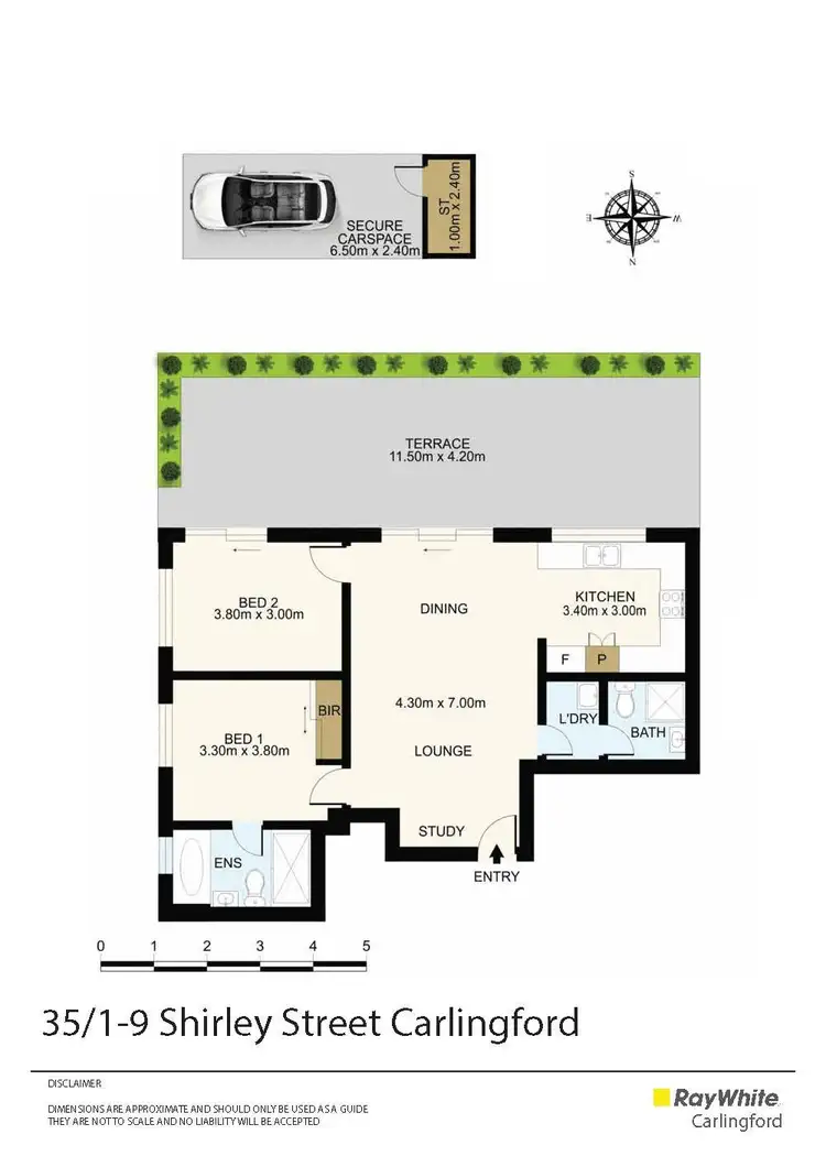 Floorplan of Homely apartment listing, 35/1-9 Shirley Street, Carlingford NSW 2118