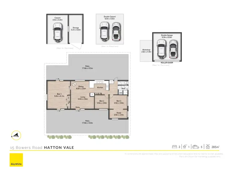 Floorplan of Homely house listing, 15 Bowers Road, Hatton Vale QLD 4341
