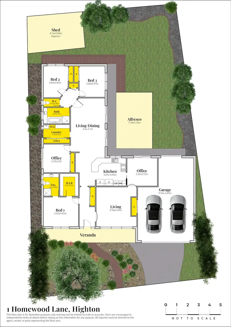 Floorplan of Homely house listing, 1 Homewood Lane, Highton VIC 3216