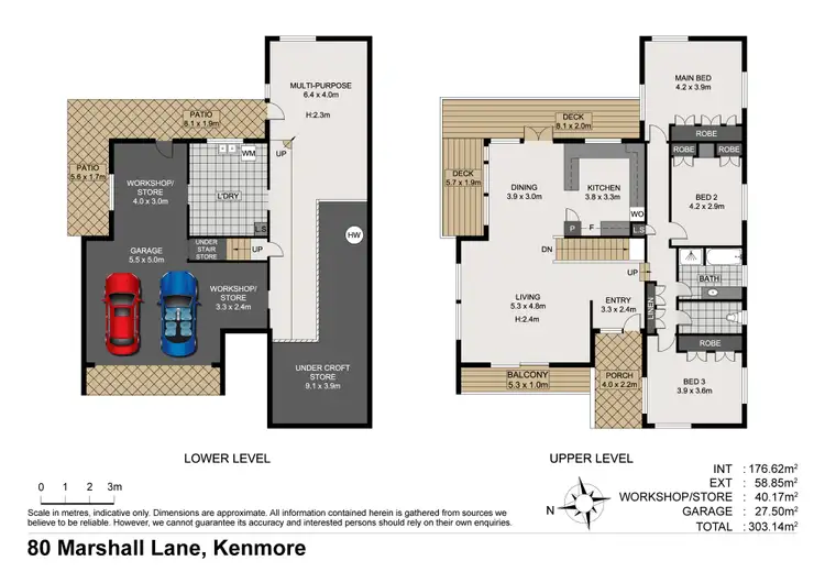 Floorplan of Homely house listing, 80 Marshall Lane, Kenmore QLD 4069
