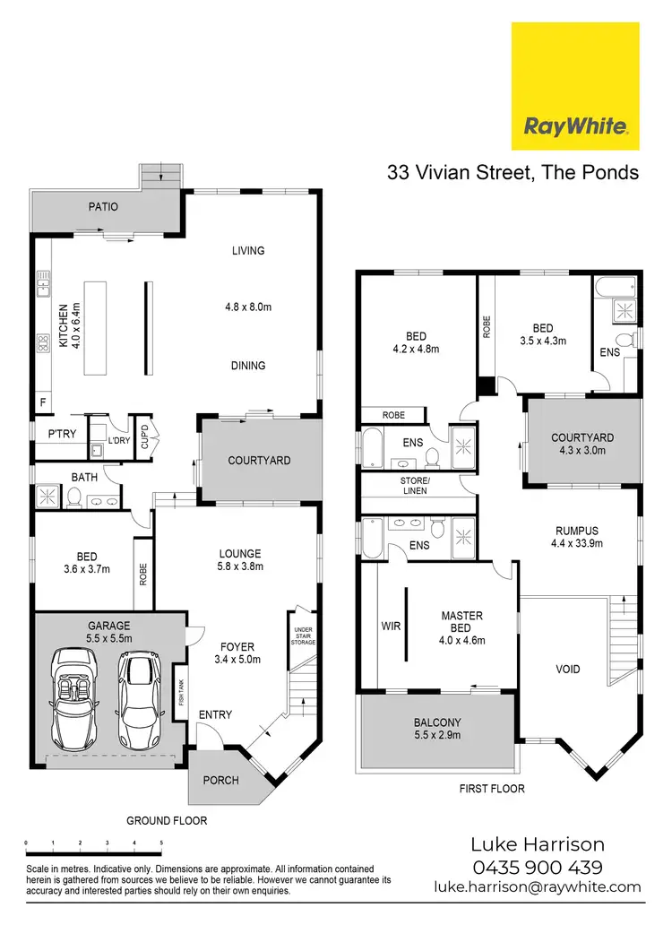 Floorplan of Homely house listing, 33 Vivian Street, The Ponds NSW 2769