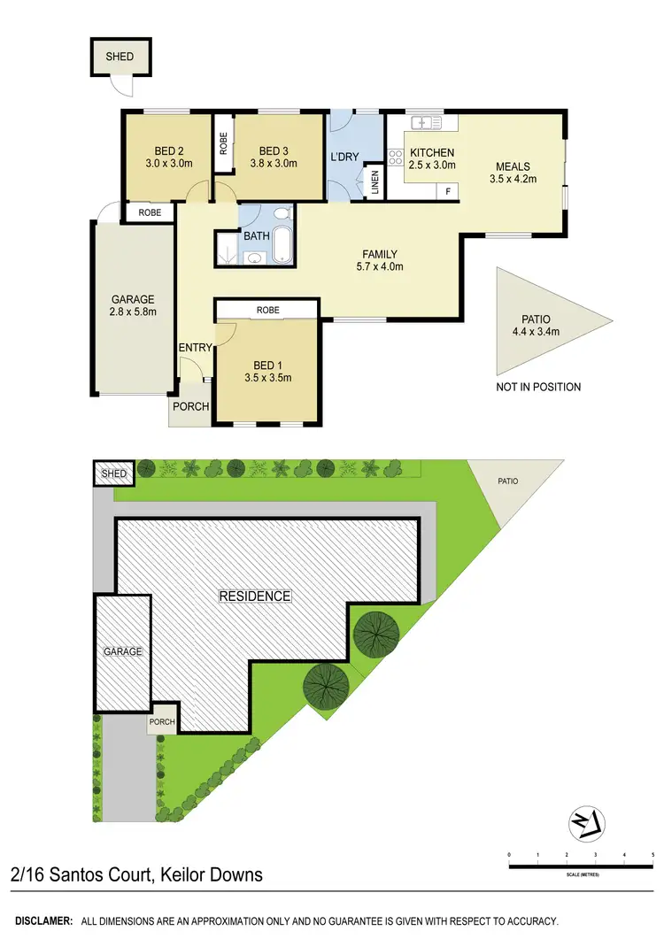 Floorplan of Homely house listing, 2/16 Santos Court, Keilor Downs VIC 3038