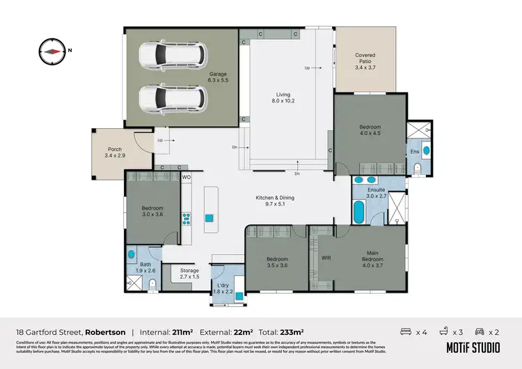 Floorplan of Homely house listing, 18 Gartford Street, Robertson QLD 4109