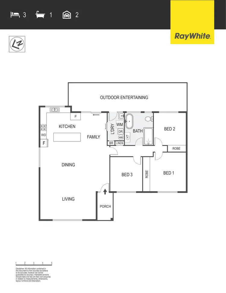 Floorplan of Homely house listing, 8 Farncomb Place, Gowrie ACT 2904