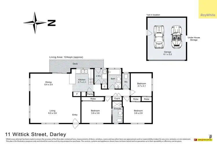 Floorplan of Homely house listing, 11 Wittick Street, Darley VIC 3340
