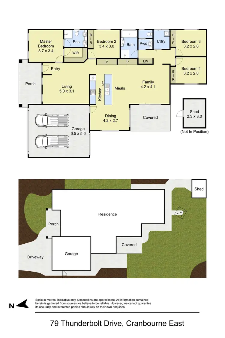 Floorplan of Homely house listing, 79 Thunderbolt Drive, Cranbourne East VIC 3977