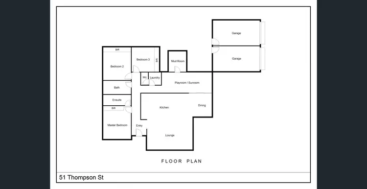 Floorplan of Homely house listing, 51 Thompson Street, Warrnambool VIC 3280