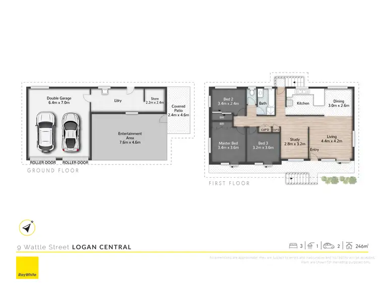 Floorplan of Homely house listing, 9 Wattle Street, Logan Central QLD 4114