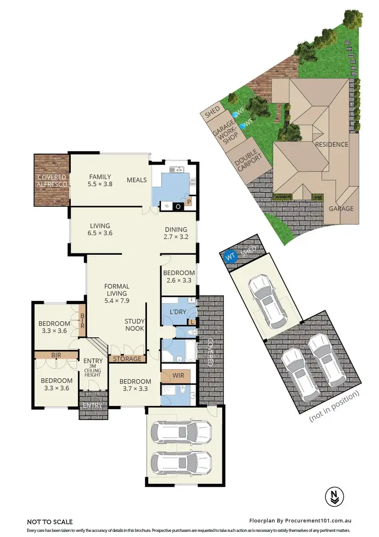 Floorplan of Homely house listing, 3 Hamsterley Square, Wantirna VIC 3152