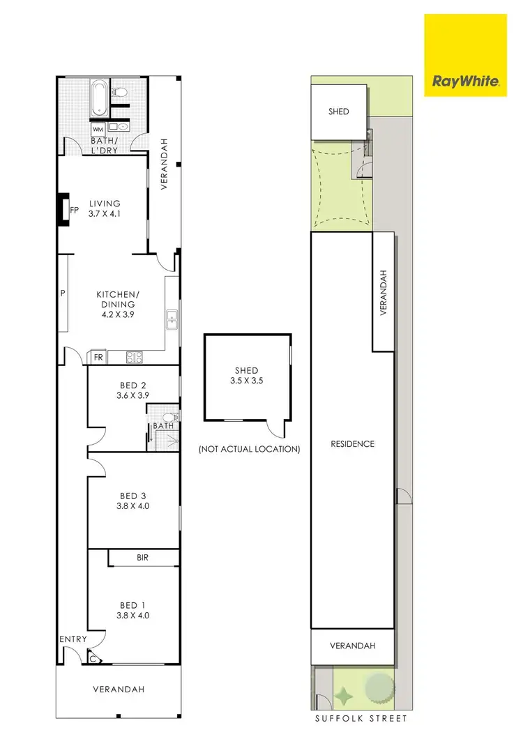 Floorplan of Homely house listing, 5 Suffolk Street, Fremantle WA 6160