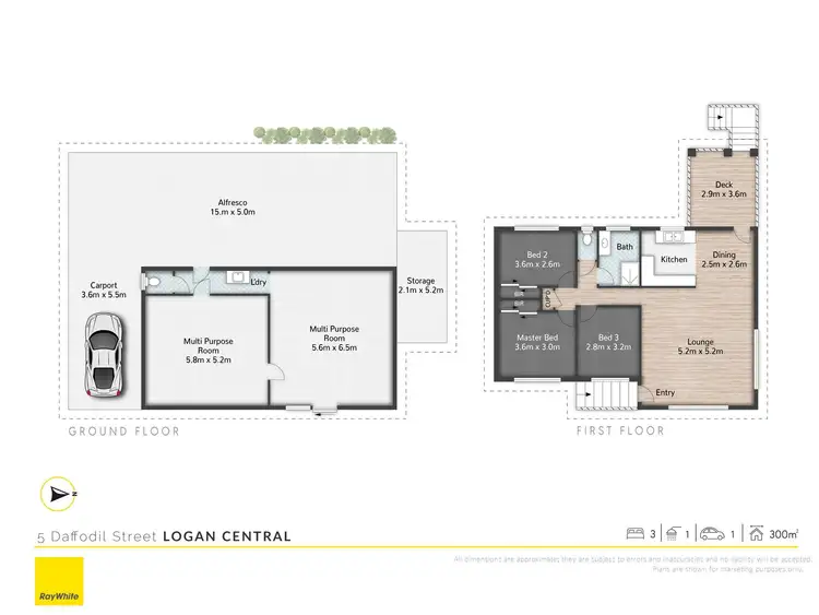 Floorplan of Homely house listing, 5 Daffodil Street, Logan Central QLD 4114