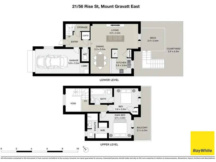 Floorplan of Homely townhouse listing, 21/56 Rise Street, Mount Gravatt East QLD 4122