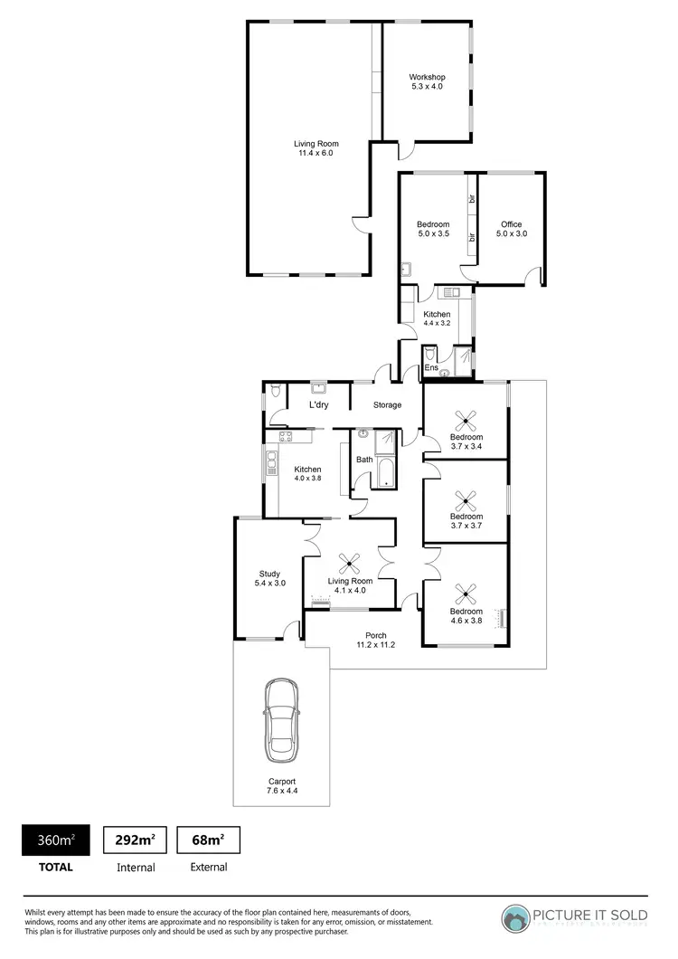 Floorplan of Homely house listing, 5 Koolaman Street, Joslin SA 5070