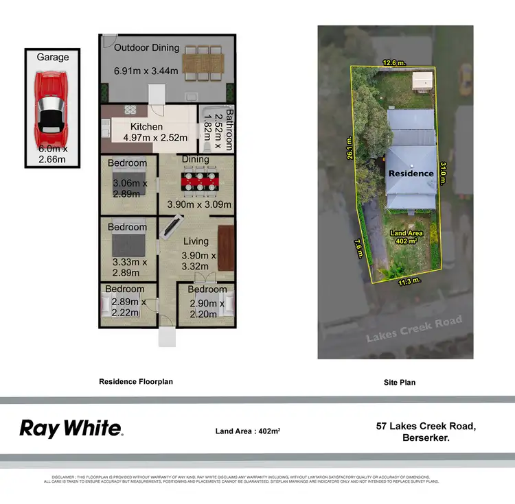 Floorplan of Homely house listing, 57 Lakes Creek Road, Berserker QLD 4701