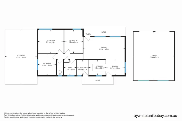 Floorplan of Homely house listing, 13 Beatty Boulevard, Tanilba Bay NSW 2319