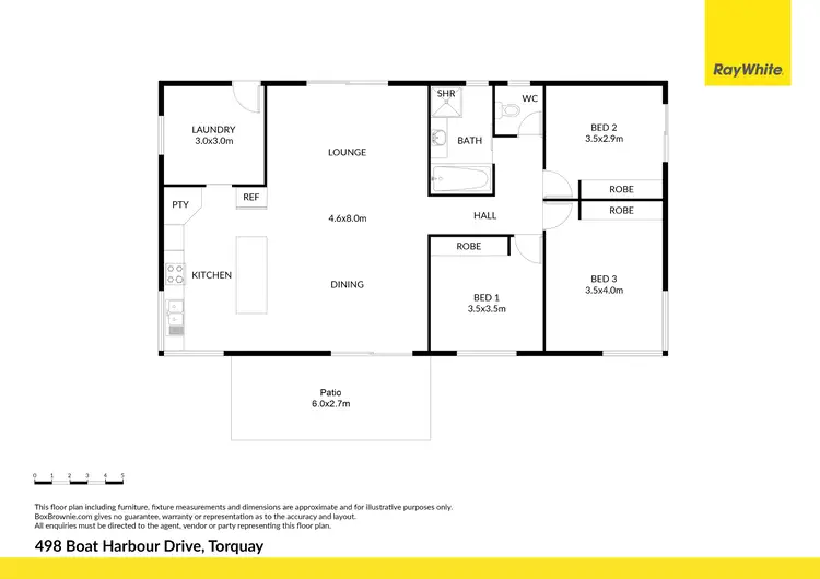 Floorplan of Homely house listing, 498 Boat Harbour Drive, Torquay QLD 4655