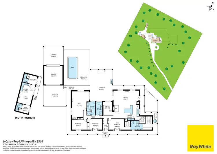Floorplan of Homely house listing, 9 Casey Road, Echuca VIC 3564