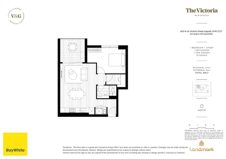 Floorplan of Homely apartment listing, 602/6-16 Victoria Street, Kogarah NSW 2217