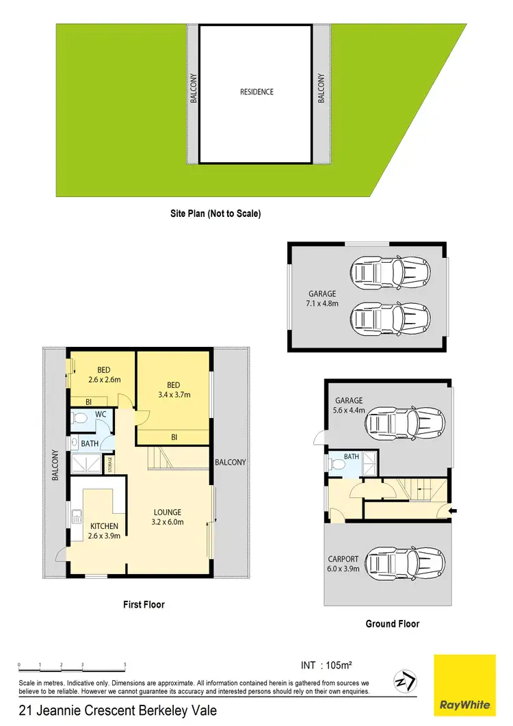 Floorplan of Homely house listing, 21 Jeannie Crescent, Berkeley Vale NSW 2261