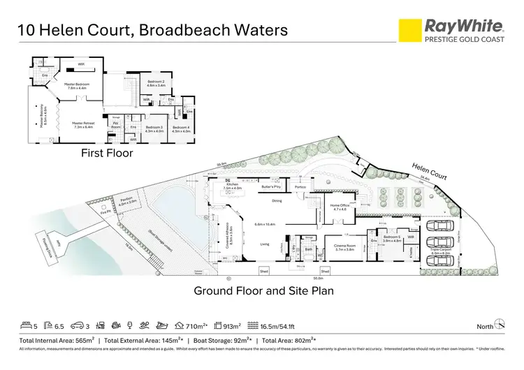 Floorplan of Homely house listing, 10 Helen Court, Broadbeach Waters QLD 4218