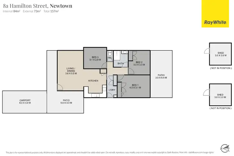 Floorplan of Homely house listing, 8A Hamilton Street, Newtown QLD 4350