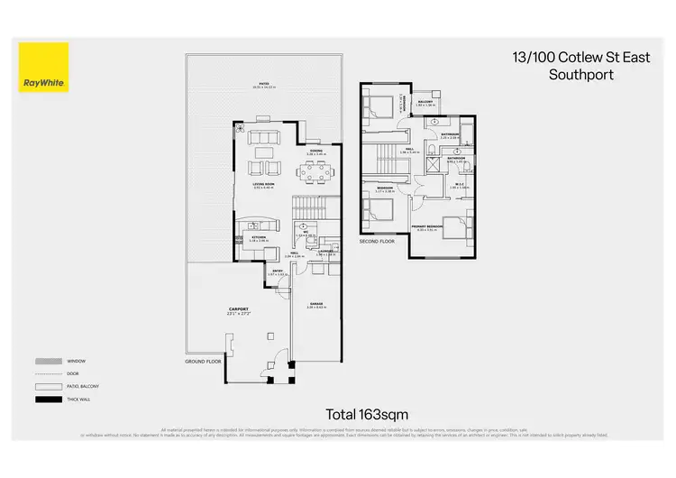 Floorplan of Homely townhouse listing, 13/100 'Adriana' Cotlew Street East, Southport QLD 4215