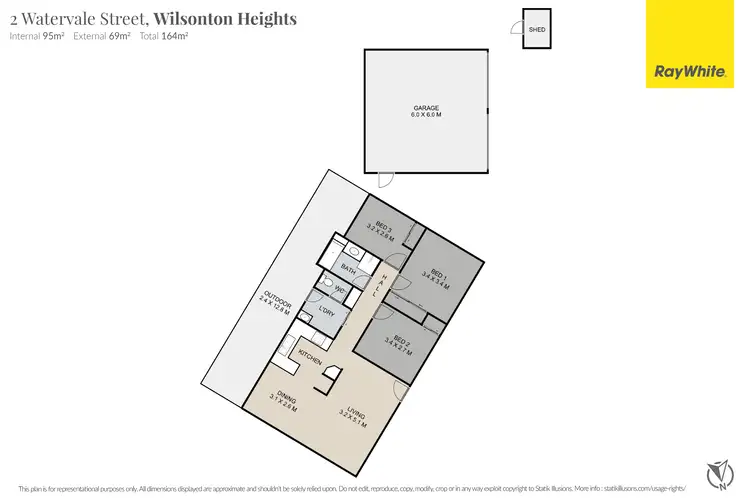 Floorplan of Homely house listing, 2 Watervale Street, Wilsonton Heights QLD 4350