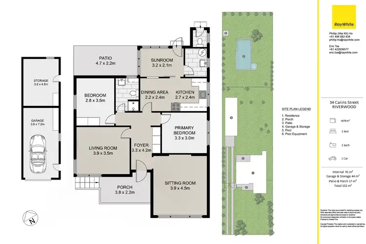 Floorplan of Homely house listing, 34 Cairns Street, Riverwood NSW 2210