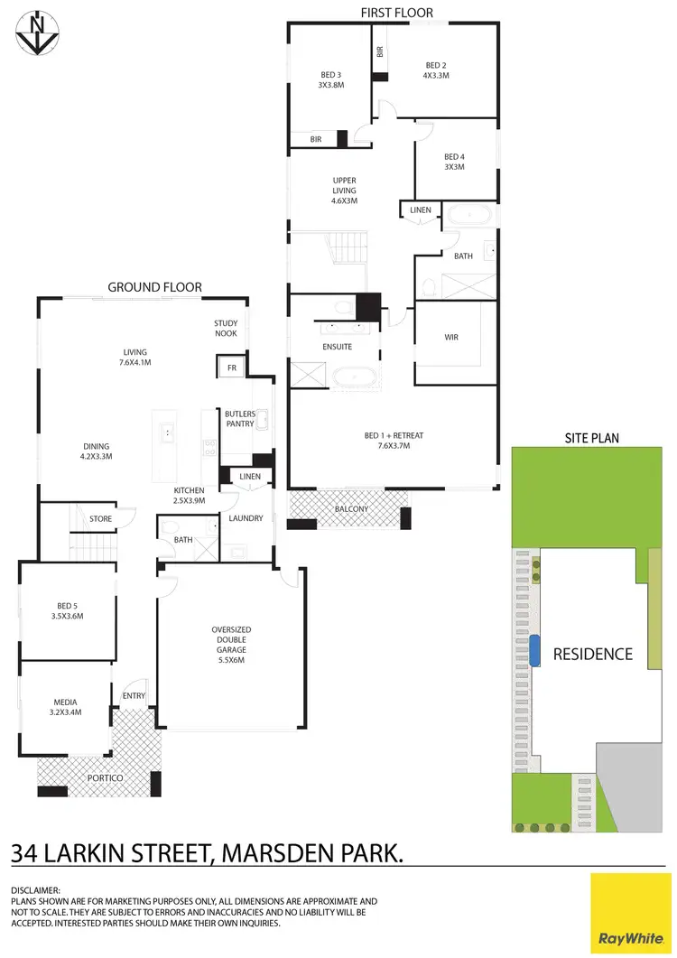 Floorplan of Homely house listing, 34 Larkin Street, Marsden Park NSW 2765