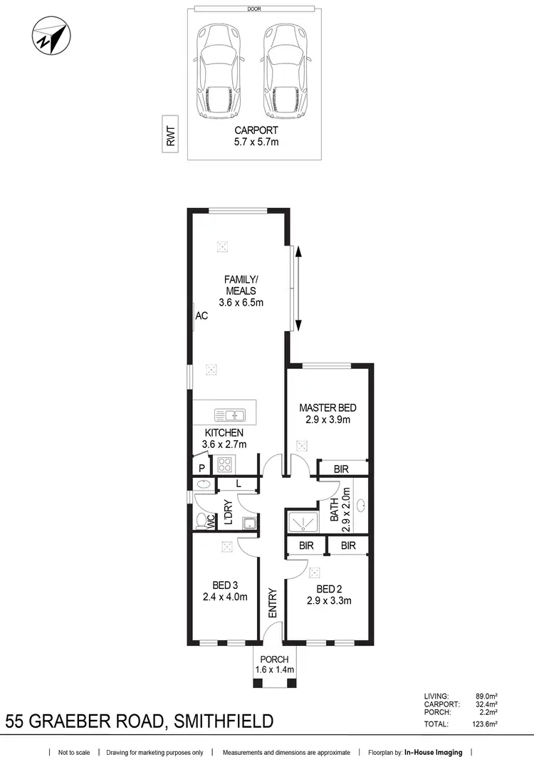 Floorplan of Homely house listing, 55 Graeber Road, Smithfield SA 5114
