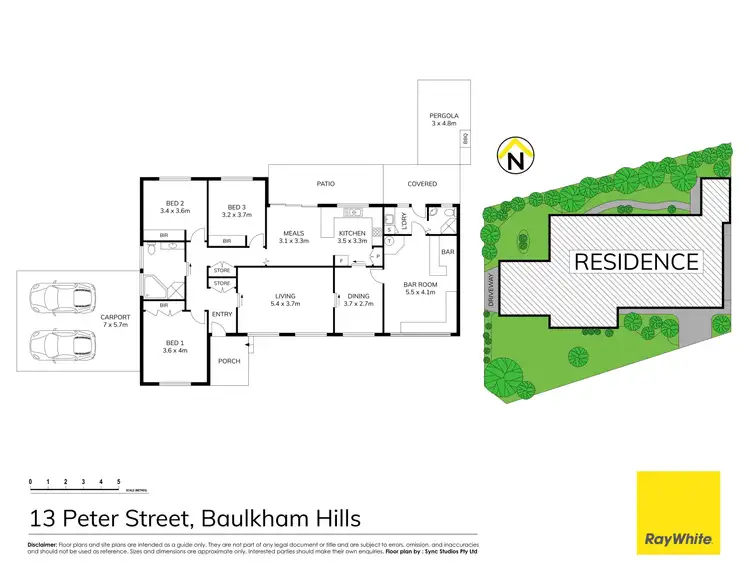 Floorplan of Homely house listing, 13 Peter Street, Baulkham Hills NSW 2153