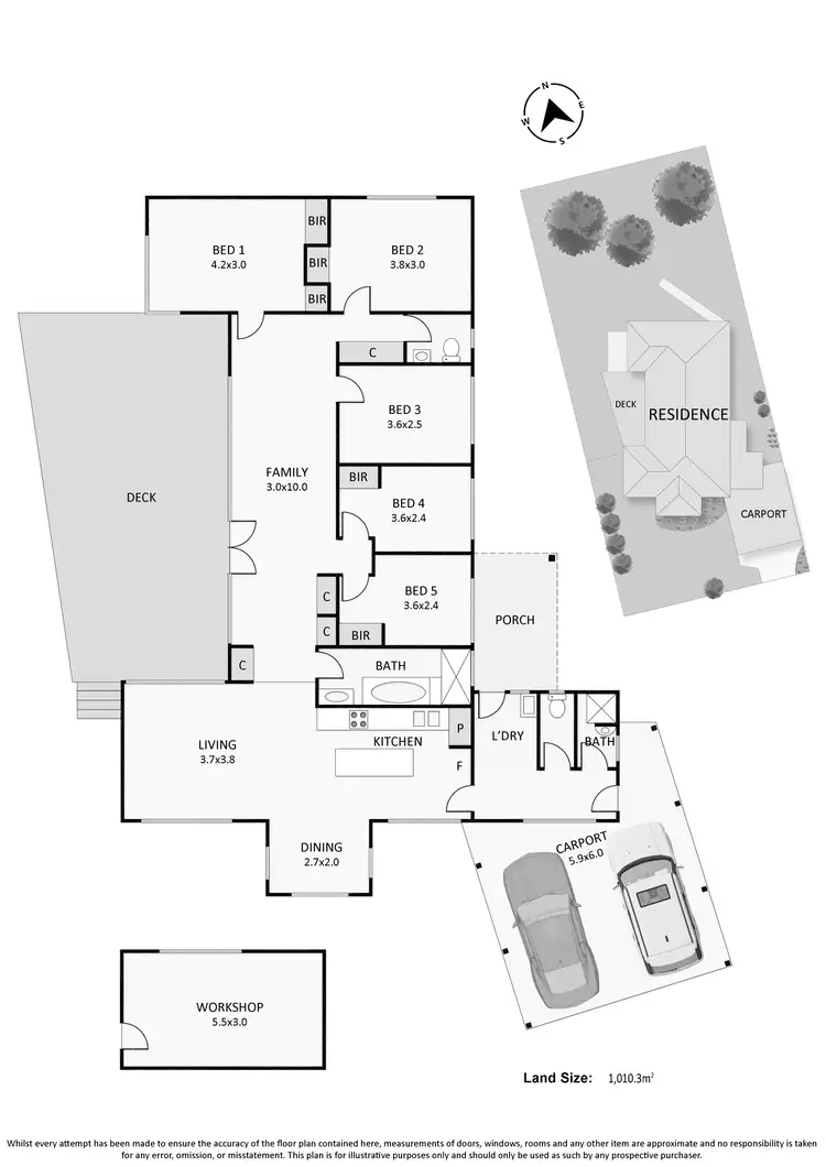 Floorplan of Homely house listing, 3 Neil Street, Frankston South VIC 3199