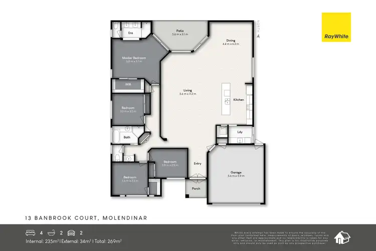 Floorplan of Homely house listing, 13 Banbrook Court, Molendinar QLD 4214