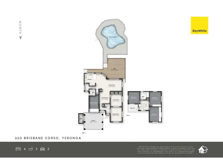 Floorplan of Homely house listing, 320 Brisbane Corso, Yeronga QLD 4104