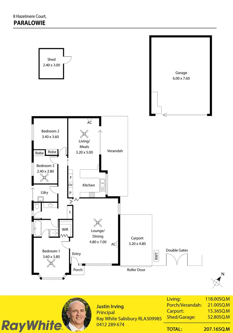 Floorplan of Homely house listing, 8 Hazelmere Court, Paralowie SA 5108